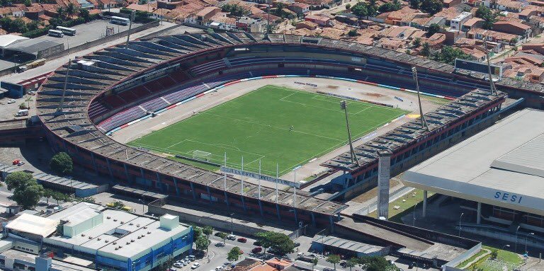 Obras de adaptação do Estádio Rei Pelé para jogos da Série A