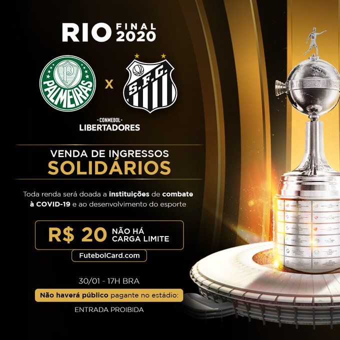 Santos vai vender ingressos simbólicos para a final da Libertadores