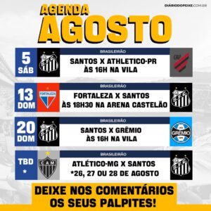 Agenda da Base: Jogos da semana