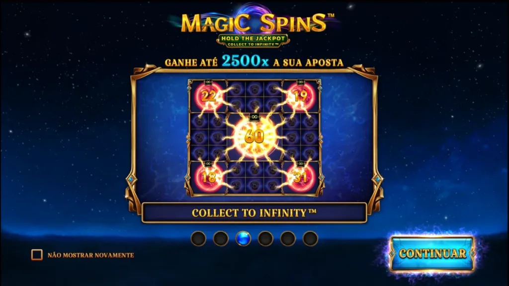 Como funciona o Magic Spins