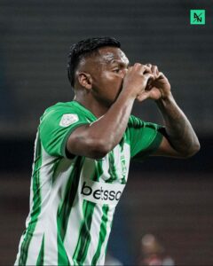 Morelos se torna o artilheiro do Atlético Nacional na temporada