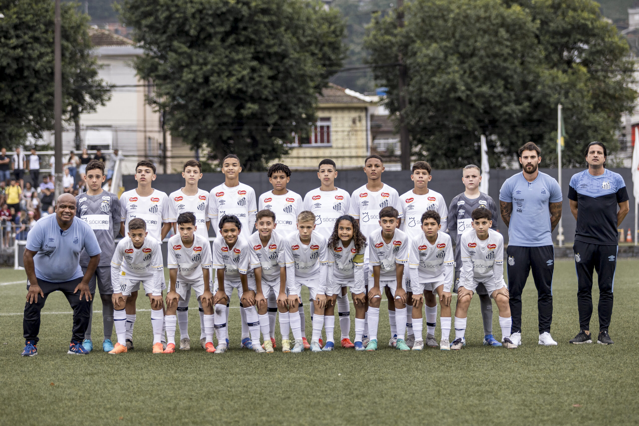 Santos perde para o Red Bull Bragantino no primeiro jogo das quartas do Paulista Sub-12