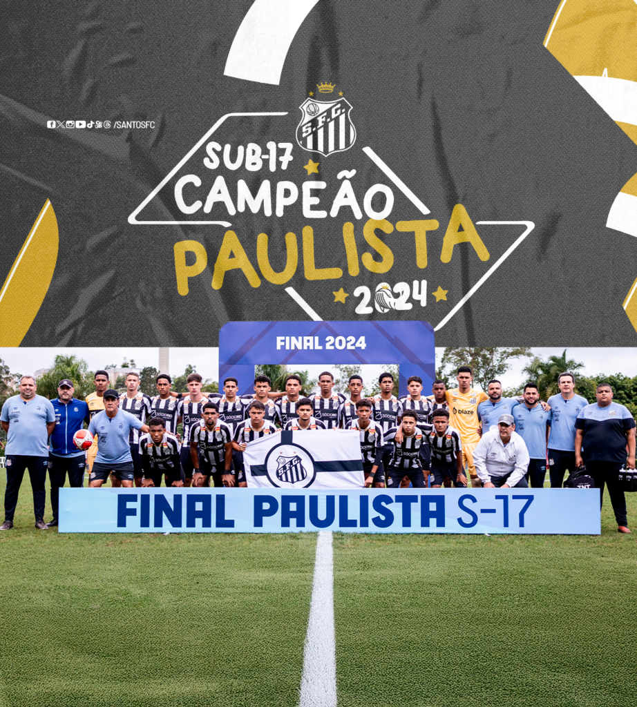 Santos supera o São Paulo e conquista o título do Paulista Sub-17 após dez anos