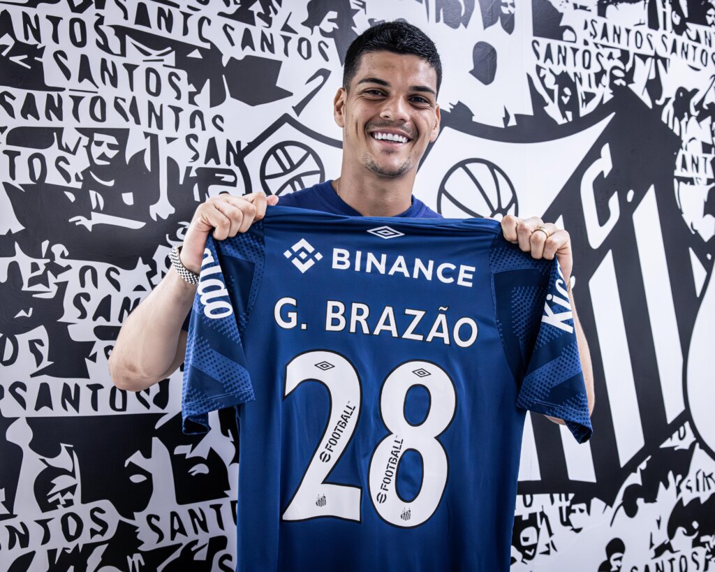 Santos oficializa a renovação de Gabriel Brazão até 2028