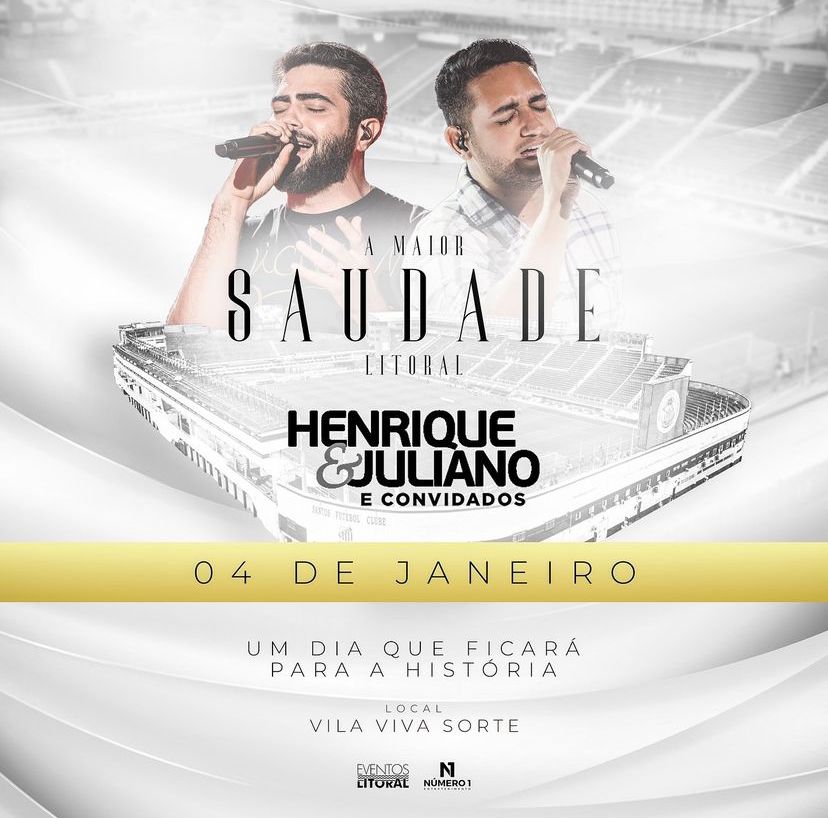 Vila Viva Sorte vai receber show de Henrique e Juliano em janeiro